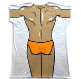 Orange Speedo Men's Cover up