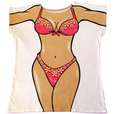 Pink Frangipani Women's Cover Up from Body Dreams Australia